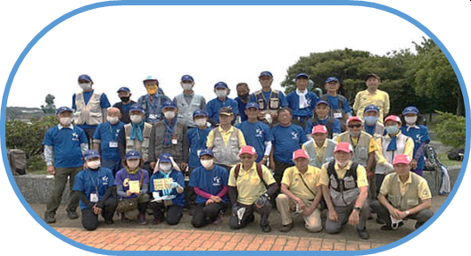 東京ウォーキング協会と神奈川県歩け協会　協力開催